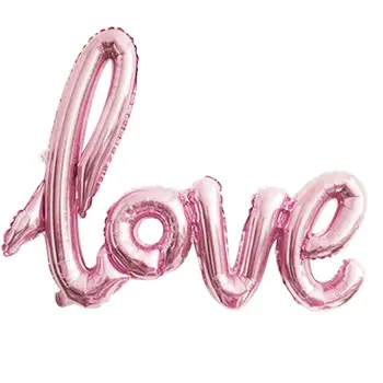 Folija Balon Romantično Ljubezensko Pismo Stranka Balon Aluminija Balon Mylar Balon Za Svate Okraski