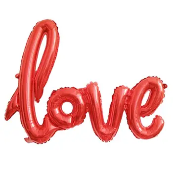 Folija Balon Romantično Ljubezensko Pismo Stranka Balon Aluminija Balon Mylar Balon Za Svate Okraski