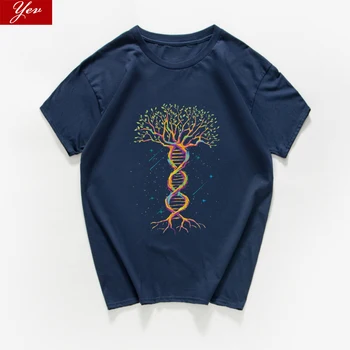 Gena DNK Sarkastičen Graphic majica s kratkimi rokavi moški Znanost Biologijo medicinske Tshirt moški hip hop Hipster ulične priložnostne vrh tees moških krpo