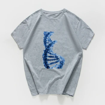 Gena DNK Sarkastičen Graphic majica s kratkimi rokavi moški Znanost Biologijo medicinske Tshirt moški hip hop Hipster ulične priložnostne vrh tees moških krpo