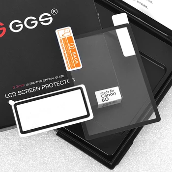 GGS IV 0,3 mm Japonski Optično Steklo, 6 Plasti, v katerih so Elektrostatično Atrakcija LCD Screen Protector 8H Kritje za Canon Fotoaparat EOSM6