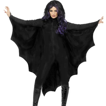 Halloween Odraslih Cosplay Grozo Bat Kostum Halloween Kostumi Za Ženske Jumpsuit Povezavo Cosplay Halloween Kostum Krila