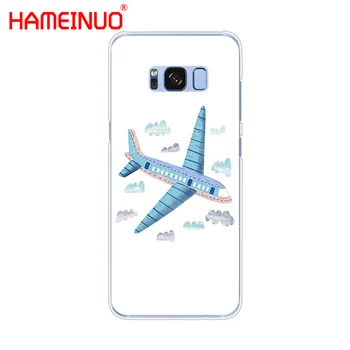 HAMEINUO Zrakoplova nebo letališče primeru mobilni telefon pokrovček za Samsung Galaxy S9 S7 rob PLUS S8 S6 S5 S4 S3 MINI