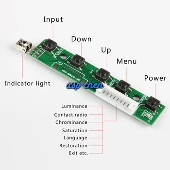 HDMI LVDS krmilnik odbor 40pin Lvds kabel, kit za LP101WH1-TLA1 LP101WH1-TLA2 1366 x 768 1ch 6-bitni TFT LCD zaslon audio podporo