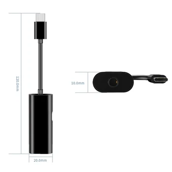 HFES Tip-C Mobilni Telefon Adapter za Xiaomi Huawei Polnjenje Poslušanje Pesmi 2-V-1 Hitro Polnjenje o Kabel Adapter