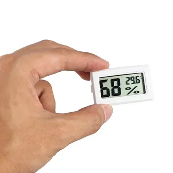 HTC-1 Zaprtih LCD Elektronski Digitalni Temperatura Vlažnost Meter Digitalni Termometer, Higrometer Budilka Vremenske Postaje
