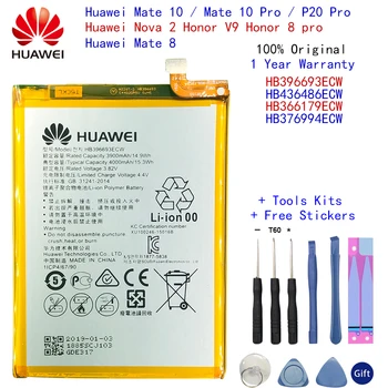 Huawei Original HB396693ECW HB436486ECW HB366179ECW HB376994ECW Baterija Za Huawei Nova 2 čast 8 Pro čast V9 Mate 8 Pro 10/10