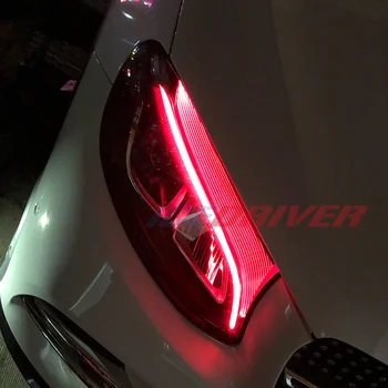 Icedriver za Mercedes Benz GLC razred DRL LED desk 2016 2019 dnevnih luči Rdeča Modra Zelena Vijolična DRL LED Hudič Oči