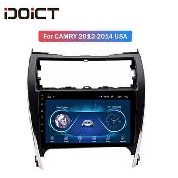IDOICT Android 9.1 Avto DVD Predvajalnik, GPS Navigacija Multimedia Za Toyota Camry Middle East&ZDA za obdobje 2012-radio avtomobilski stereo sistem WIFI, BT