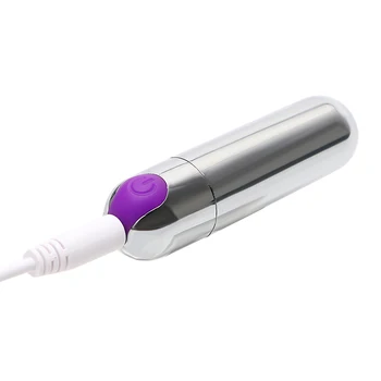 IKOKY Mini Bullet Vibrator 10 Speed USB Polnilne Močne Vibracije Vibrator Vodotesen G-spot Massager Sex Igrače Za Ženske