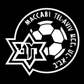 Isreal Maccabi Tel Aviv Smešno Avto Nalepke Styling za zaščito pred soncem Kritje Praske Okno Odbijača Vetrobransko steklo Vinil Dodatki 16*14 cm