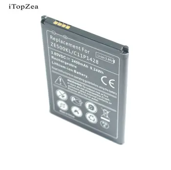 ITopZea 3Pcs 2400mAh / 9.24 Wh C11P1428 Zamenjava Baterije+Univerzalni Polnilec Za Asus Zenfone 2 Zenfone2 Laser ZE500KG ZE500KL
