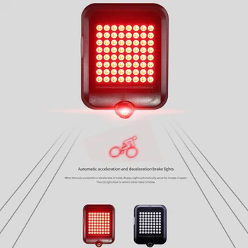 Izposoja Svetlobo Kolo Luč Inteligentno Krmiljenje Zavore Zadnje Luči USB Obdavčljivi Gorsko Kolo Kolesarjenje Lahka kolesarska Oprema