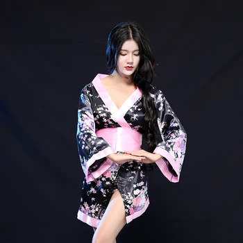 Japonski Seksi Nightgown Seksi Kimono Seksi Pajama Seksi Cosplay Seksi Spodnje Perilo, Seksi Enotno Erotično Perilo, Seksi Kostumi 1300