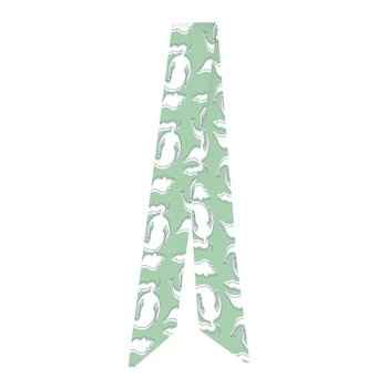 Japonski slog ocean fish tiskanje Različnih vrečko ročaj kravato zaviti svileni šal majhne šal Modno Torbico, Rute