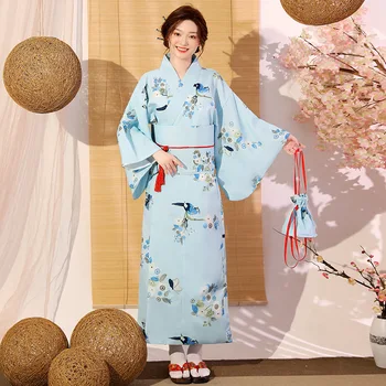 Japonski Tradicionalni Orientalski Slog Formalno Obleko Classic Vintage Lady Kimono Ženske Ženski Fazi Kažejo Yukata японская одежда