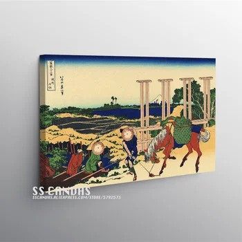Japonski Ukiyo-e vintage Stil Lesen Okvir Platno Slikarstvo Dekor Wall Art Spalnica Sobi Doma Uokvirjena Dekoracijo Tiskanje Plakata