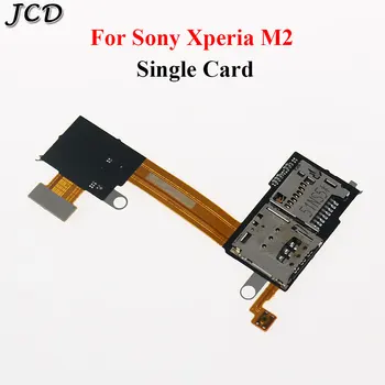 JCD Reže za Kartico SIM Imetnik + TF Card Slot Flex Kabel Za Sony Xperia M2 Aqua S50H S50T D2302 D2303 D2305 D2306 Sim Flex Kabel