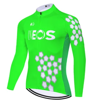 Jesen/Pomlad Long Sleeve Kolesarjenje Jersey INEOS Kolo Majica, Kolesarske MTB Dresov za moške maillot cyclisme homme
