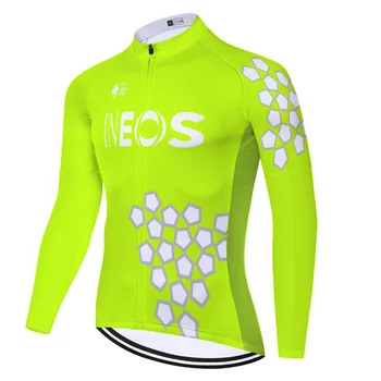 Jesen/Pomlad Long Sleeve Kolesarjenje Jersey INEOS Kolo Majica, Kolesarske MTB Dresov za moške maillot cyclisme homme
