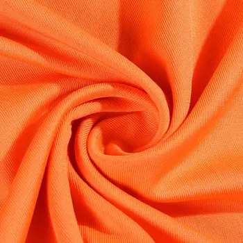 Jeseni In Pozimi Nove Priložnostne Moda Barva T-shirt Palec Sponke Dolgo sleeved Majica Ženska Oranžna Vrh Nov Prihod Y1