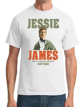 Jesse James - Ustrelil In Ubil 1882 - Mens T-Shirt Novo 2019 Hip Hop Moške In Moške Blagovne Znamke Modnih Oblačil, Tees Kratek Rokav Srajce
