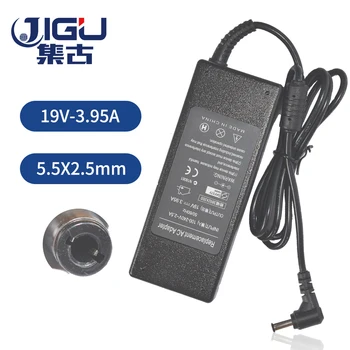 JIGU 3.95 A 75-vatne žarnice 5.5*2,5 mm AC Polnilec za Baterije za Toshiba Satellite L100 L300 L350 L450 L450D L500 L500D L505 L550 L555