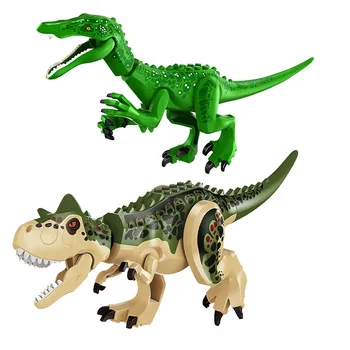 Jurassic Dinozaver živali world Series Carnotaurus Tyrannosaurus Rex Baryonyx Model gradniki Igrače