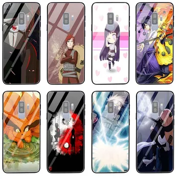 Kaljeno Steklo Primeru Telefon za Samsung Galaxy A10 A20 A40 A50 A70 A80 A51 A71 M10 M20 M30 A6 A8 Plus Naruto Japonska Hokage Ninja