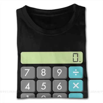 Kalkulator Halloween Kostum Majica Matematiko Geek Strašno Kul Darilo Po Meri Tee Majica V Velikosti Fant, O-Izrez Srajce