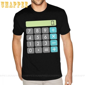 Kalkulator Halloween Kostum Majica Matematiko Geek Strašno Kul Darilo Po Meri Tee Majica V Velikosti Fant, O-Izrez Srajce