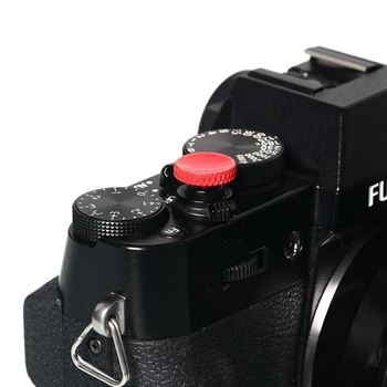 Kamere Sprožilec Kovine za Fujifilm XT30 XT20 XT10 XT3 XT2 XPRO2 X100F X100T Sony RX1R RX10IV Leica(Rdeča)