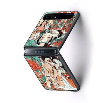 Kimetsu Ne Yaiba Demon Slayer Anime Primeru Telefon za Samsung Ž Flip Samsung Ž Flip 5G Silikonski Soft Shell Fundas TPU Coque