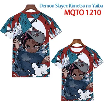 Kimetsu Ne Yaiba Demon Slayer Majica s kratkimi rokavi Ženske Grafični Top Tees Japonski Anime Tshirt Harajuku Kawaii Ulične Punk T-shirt