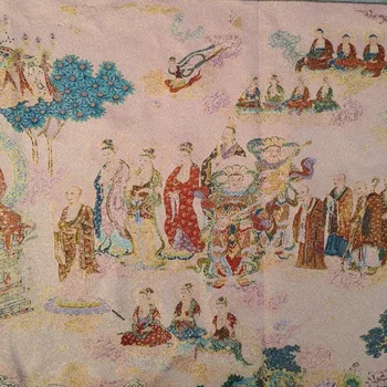 Kitajska stare svilene Thangka kot visi slikarstvo Vezenje Slika Slikarstvo
