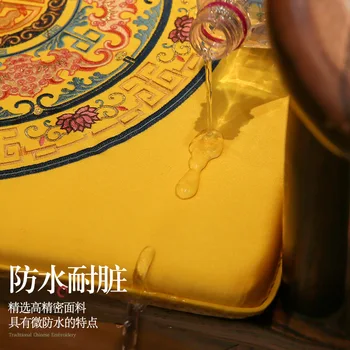 Klasični Kitajski Slog Vezenega Sedežne Blazine High-grade Non-slip Stol, Blazine Rumeno Modro Rdeče Doma, Poroka Dekoracija