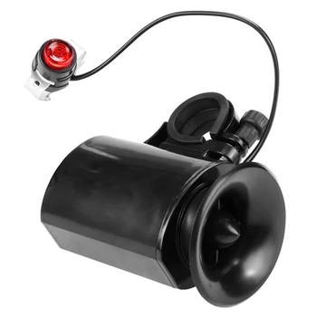 Kolesarski Zvonec 6-Zvoki Elektronske Kolesarjenje Rogovi Kolo Glasen Alarm Močno Glasno Krmilo Obroč Varnost Sirene Ultra-glasno Kolo Rog