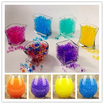 Kristalno blato 10000pcs multi-barvni magnetni polimerne gline glina, blato čarobno jelly žogo otrok je kristalno zemlji poroko decoration7ZSH
