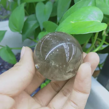 Kristalno kroglo Naravnih dimljen quartz področju žogo gemstone shpere Fengshui doma dekoracijo