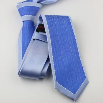 LAMMULIN Moške SUH Kravato Srebrno Meji Z Modro Mikrovlaken Prugasta Žakarske Tkanine ženska Kravatni Kravato Poroko cravate Gravatas