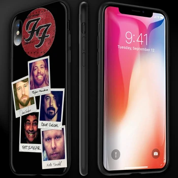 Lavaza Foo Fighters Primeru za iPhone mini 12 11 Pro XS Max XR X 8 7 6 6S Plus 5 5s se