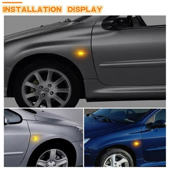 Led Dinamični Strani Marker Obrnite Signalna Lučka za Suzuki Grand Vitara Splash Swift MZ FZ RZ Jimny