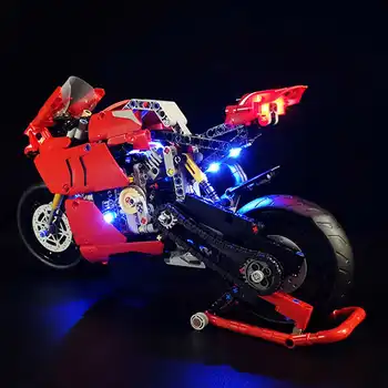 LED Light Up Kit za 42107 za Ducati Panigale V4 R Motocikel Opeke Igrača (Model Niso Vključene) LED Osvetlitev Set