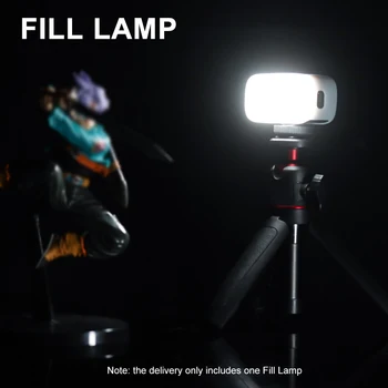 LED Video Fill Light Trajne Studio Nastavljiva Svetlost Večnamenski Mini 5600K Tip C Polnjenje Živo Dodatki