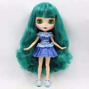 LEDENO DBS Blyth lutka, ki se oblikuje lutka 1/6 bjd skupni organ mat obraz zeleni, valoviti lasje 30 cm lutka dekleta darilo