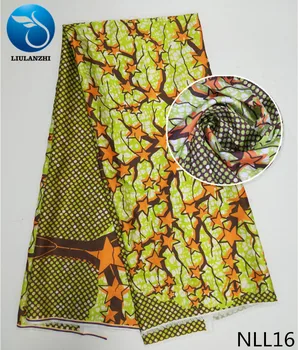 LIULANZHI posnemali saten svila tkanine satena svilena tkanina afriške saten tkanine kakovosti najkasnejšega prihoda za obleko 5yards/veliko NLL01-19