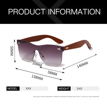 LongKeeper 2021 Mens sončna Očala blagovne Znamke Design Letnik Leseno Ogledalo Leče, sončna Očala Moški Vožnja Avtomobila Očala Oculos masculino