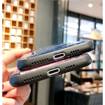 Luksuzni Bleščice Kapljico Lepila Kritje za Iphone 11 Primeru Shockproof Zaščitna ohišja za Iphone 8 7 6 6S Plus Xs 11 Pro Max Xr X Primeru