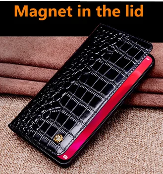 Luksuzni Poslovni Magnetno Držalo Resnično Pravega Usnja Flip Case Za iphone Apple 12 Max Pro/iphone 12 Pro/iphone 12 Telefon Primerih
