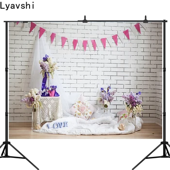 Lyavshi Foto Ozadje Zid, Poročno Cvetje Valentinovo Otrok Fotografija Ozadje Photocall Photo Studio rešitve